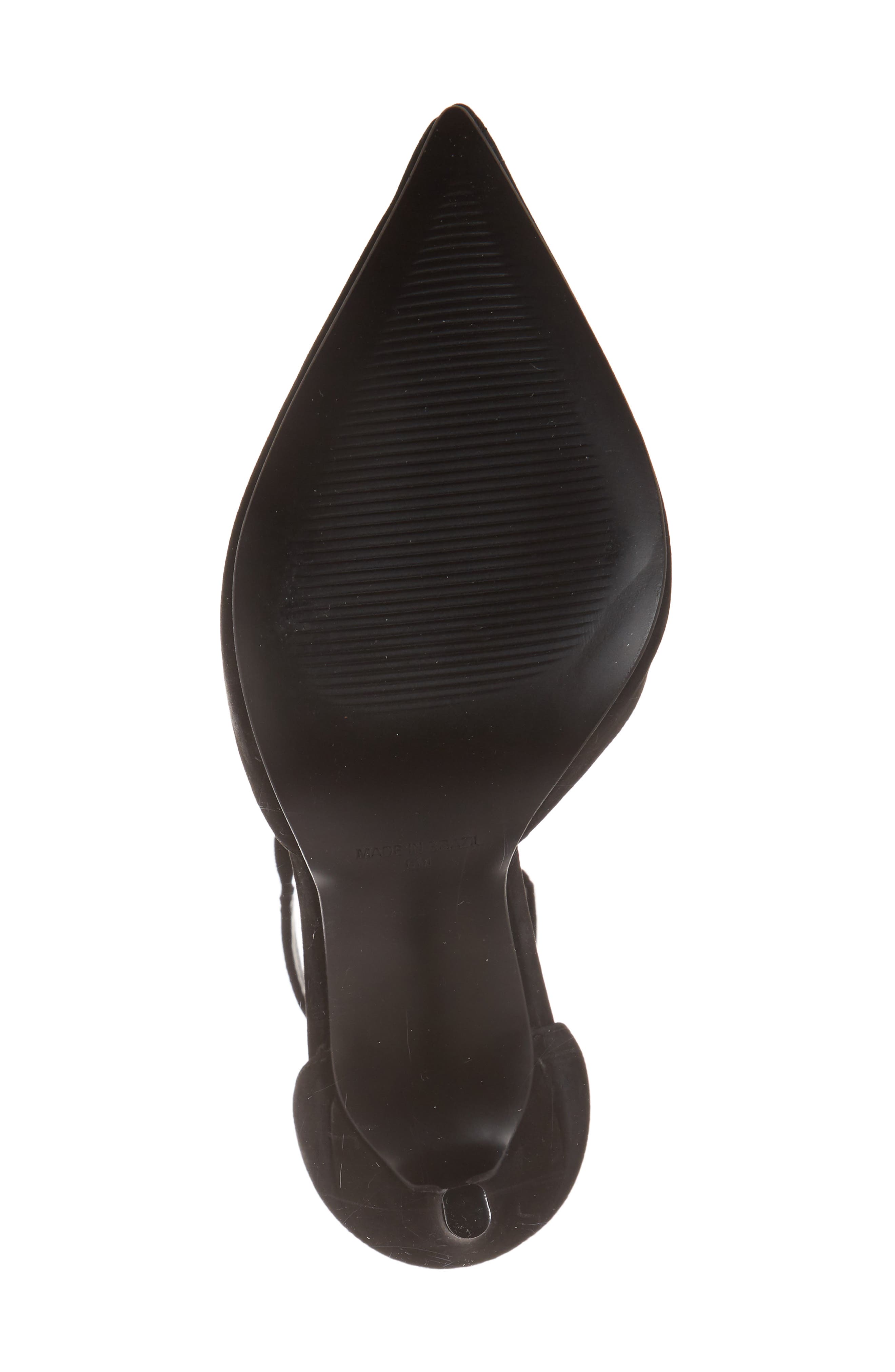 Heart Tie Pump, Alternate, color, BLACK NUBUCK