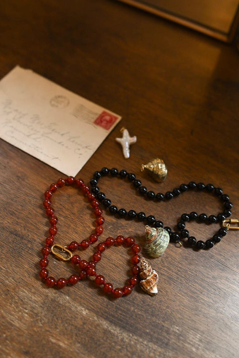 Porto Necklace, Alternate, color, Pomegranate