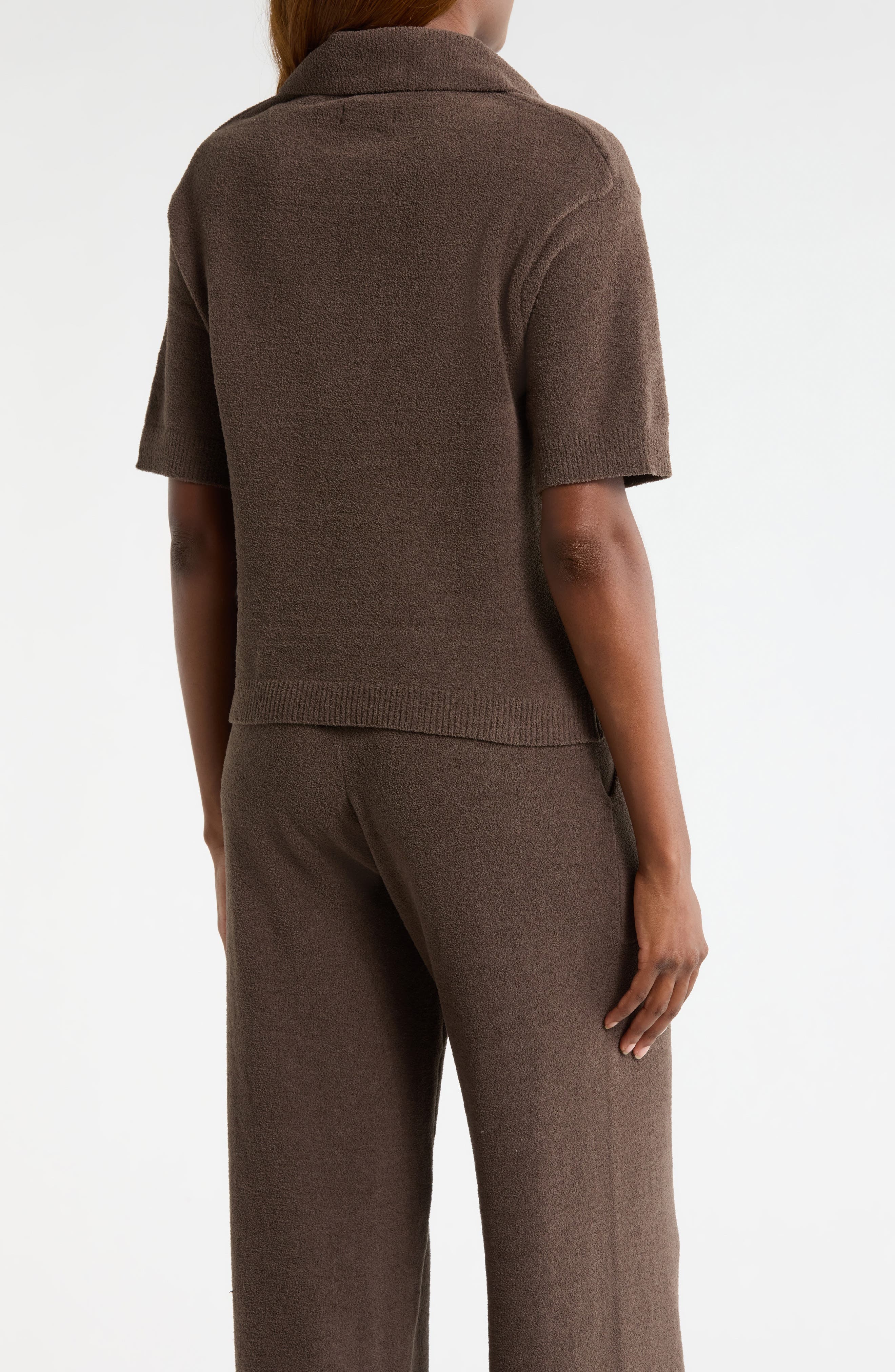Keslyn Johnny Collar Knit Polo - image 2