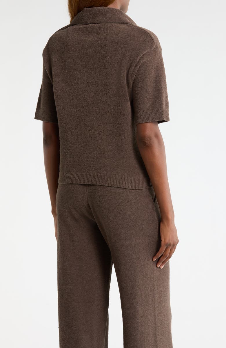 UGG<sup>®</sup> Keslyn Johnny Collar Knit Polo, Alternate, color, Dense Smoke