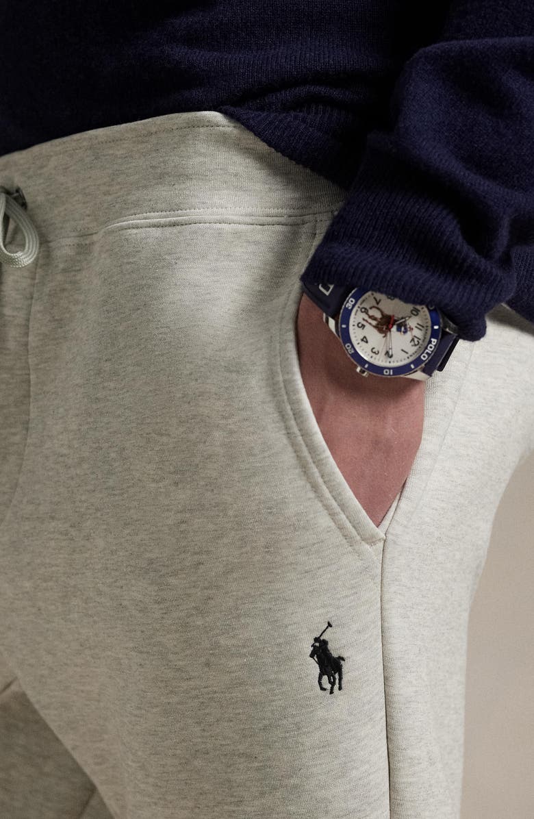 Polo Ralph Lauren Double Knit Jogger Pants, Alternate, color, Light Sport Heather