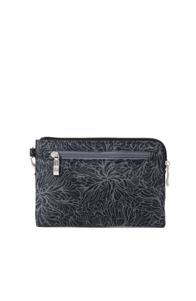 BAGGALLINI RFID Currency Organizer Wristlet, Alternate, color, Midnight Blossom Print