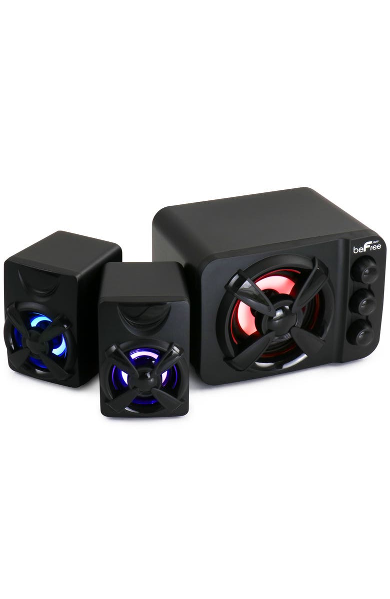 Befree Sound Color LED 2.1 Gaming Speaker System, Alternate, color, 