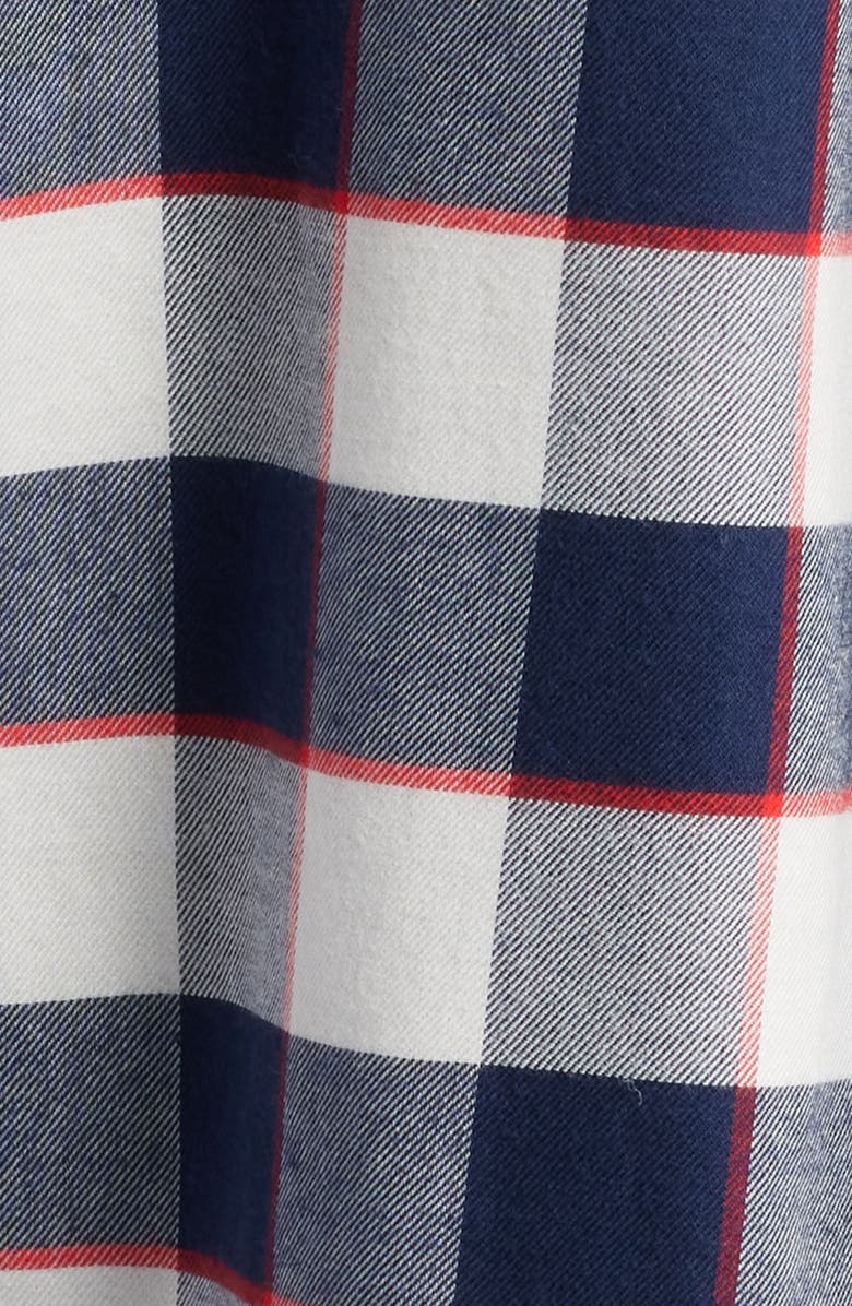 Lunya Check Cotton & Modal Flannel Pajamas, Alternate, color,