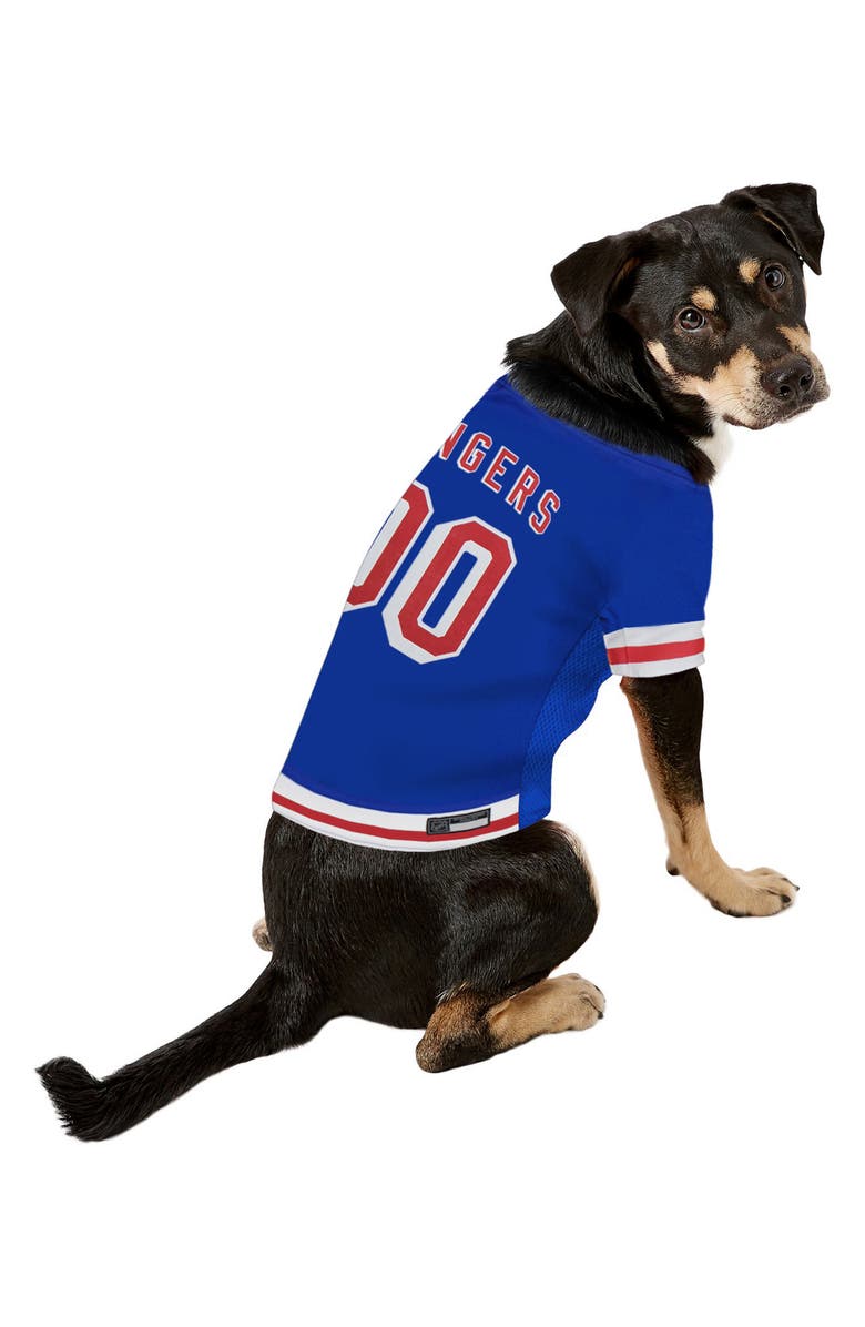 PETS FIRST New York Rangers Dog Jersey, Alternate, color, Blue