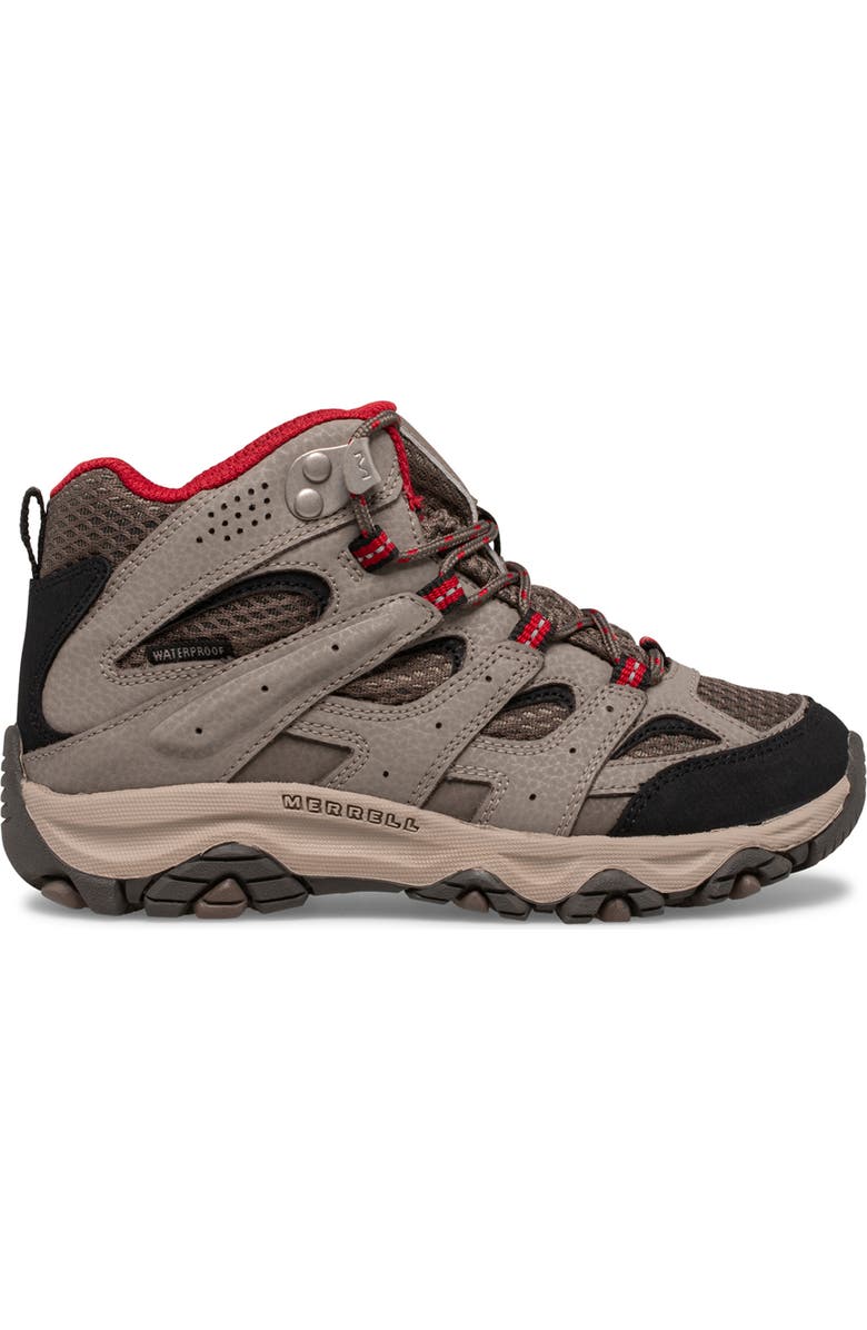 Merrell Kids' Moab 3 Waterproof Mid Hiking Shoe, Alternate, color,