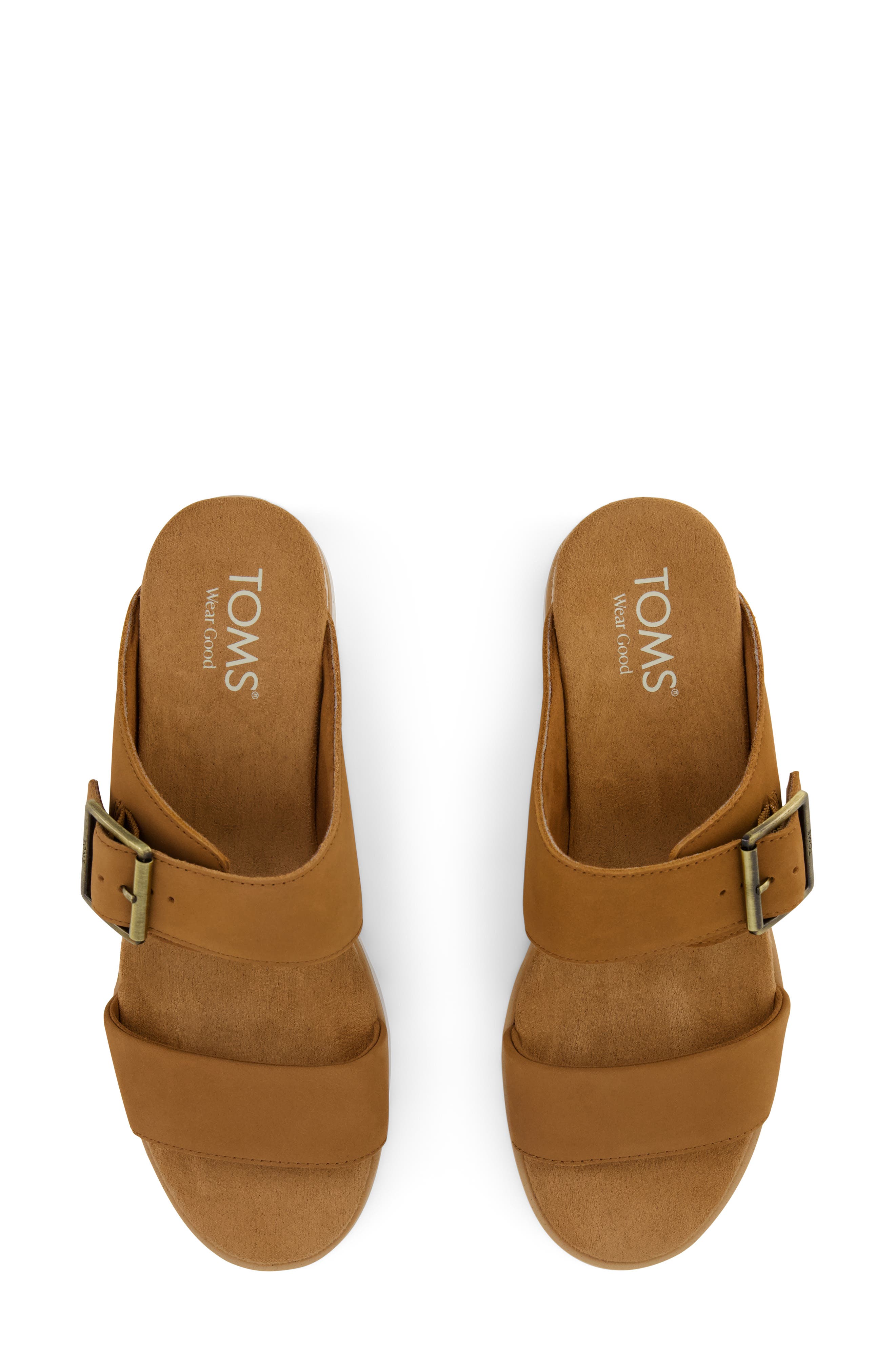 Diana Platform Slide Sandal, Alternate, color, MEDIUM BROWN