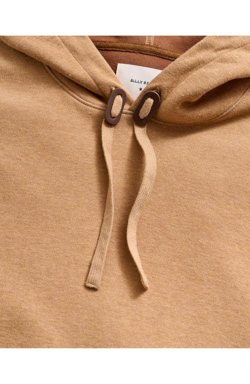 Billy Reid Cotton Blend Hoodie Sweatshirt In Camel