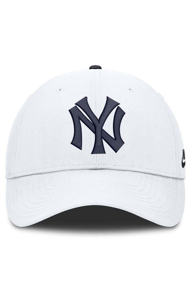 Nike Men's Nike White New York Yankees Cooperstown Club Dri-FIT Adjustable Hat, Alternate, color, White