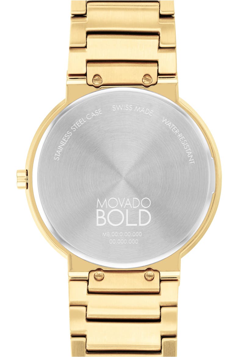 Horizon Bracelet Watch, 40mm, Alternate, color, YELLO DIAL