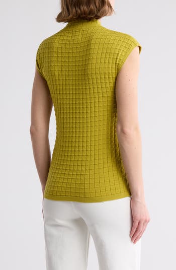 Sleeveless Waffle Knit Top