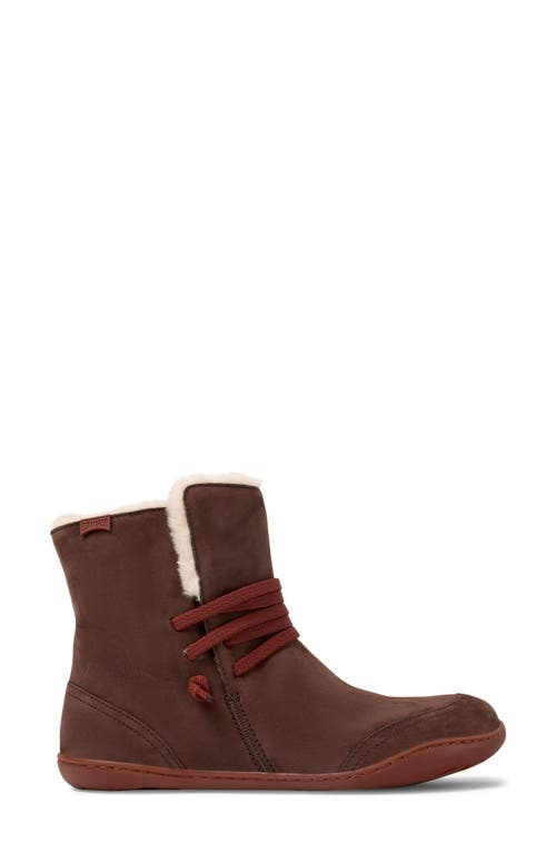 Camper Peu Cami Faux Fur Lined Boot In Brown