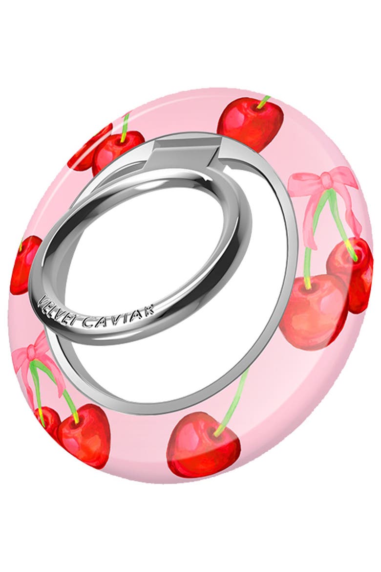 Fashion Set with Phone Charm, Grip Ring, and Travel Bag, Alternate, color, Red Multicolor