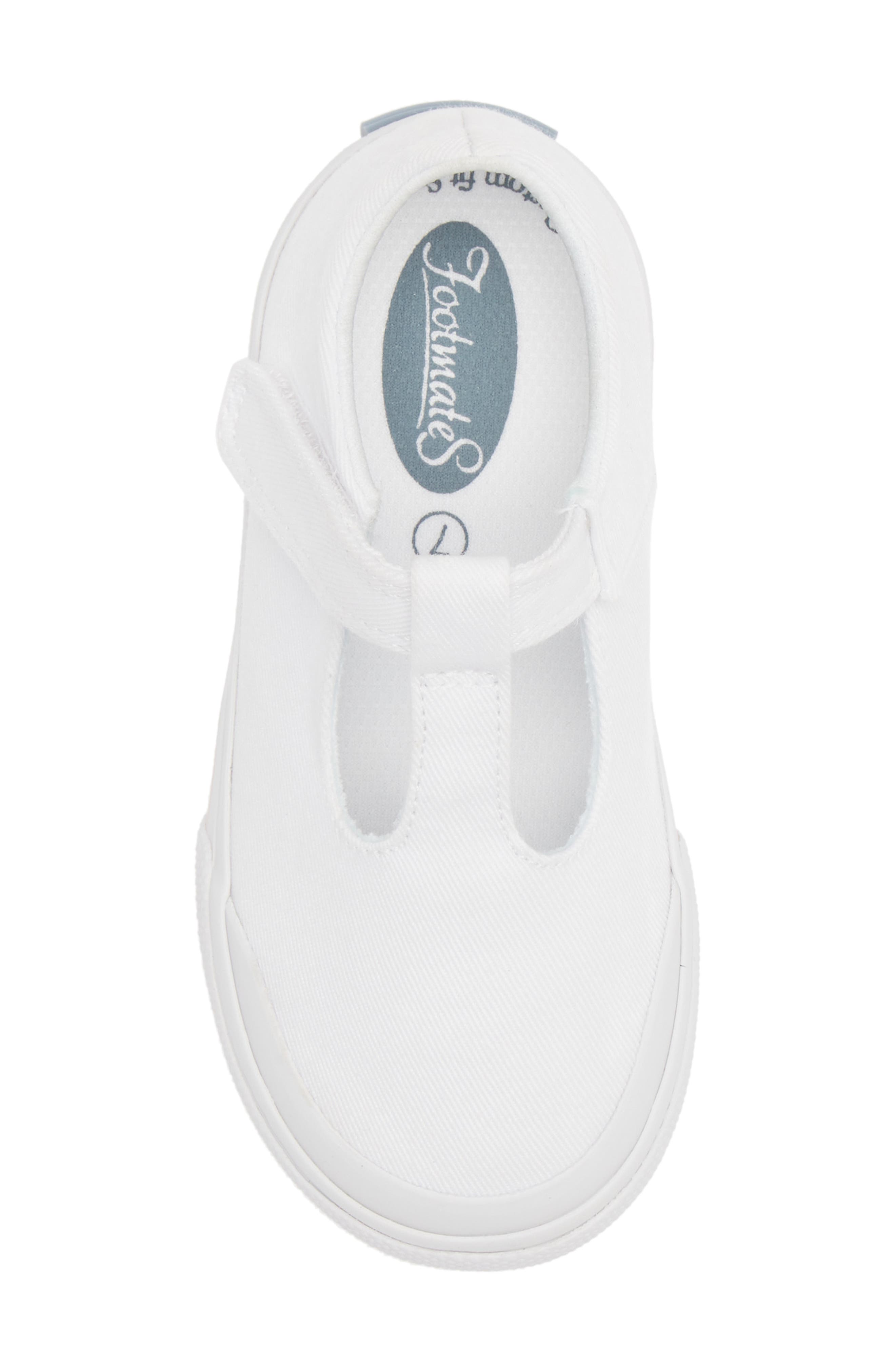Footmates Drew Mary Jane Sneaker, Alternate, color, White