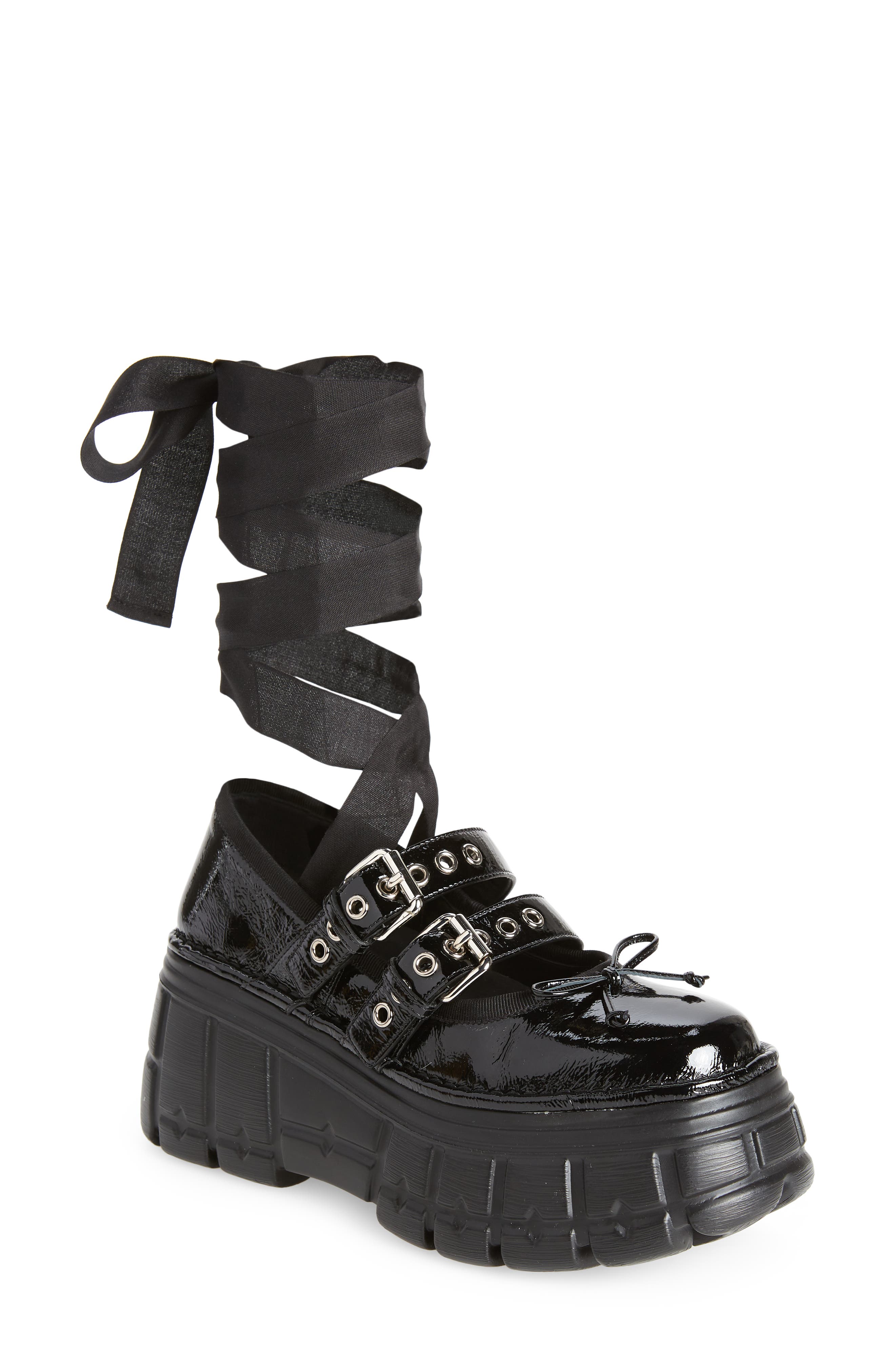 Miu Miu Platform Ballerina Mary Jane, Main, color, 