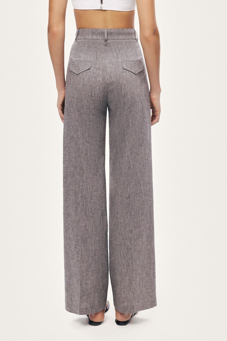 Wide Leg Tailored Pants, Alternate, color, Multi-Colred