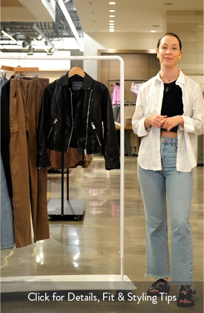 Dalby Leather Biker Jacket