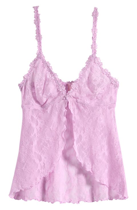 Stretch Lace Babydoll Top (Regular & Plus)