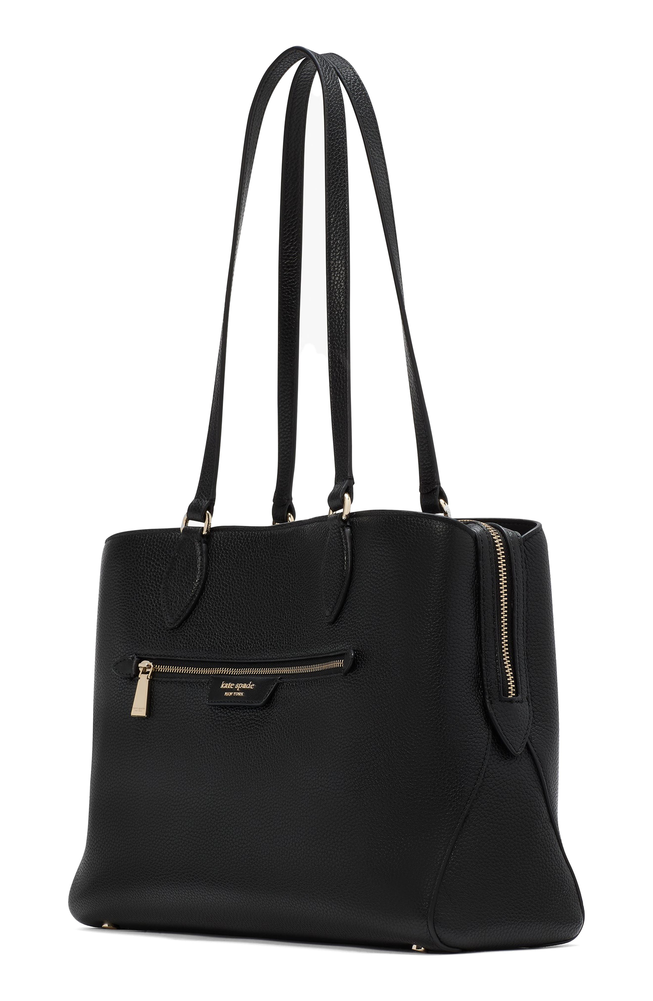 Kate Spade New York hudson pebble leather work tote, Alternate, color, 
