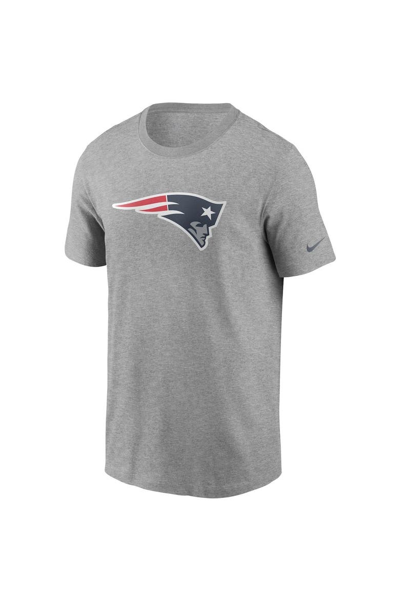 Men's Nike Heathered Gray New England Patriots Primary Logo T-Shirt, Alternate, color, Heather Gray
