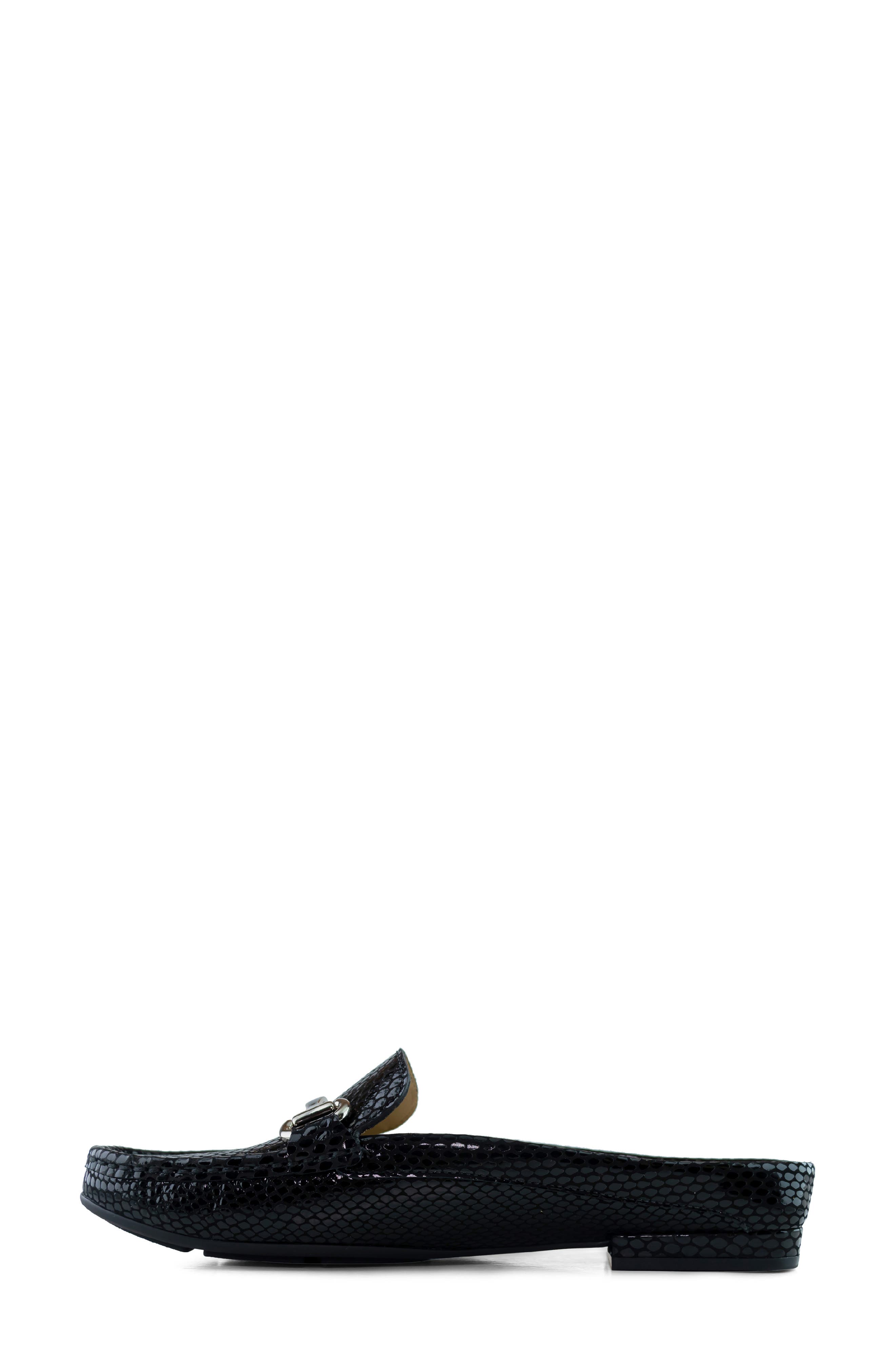 Marc Joseph New York Grand St. Reptile Embossed Loafer Mule, Alternate, color, 