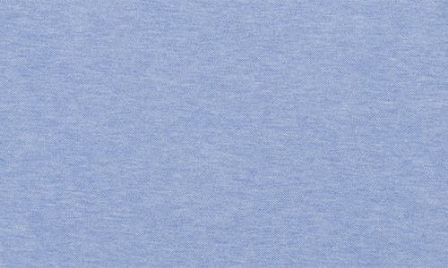 Scott Barber Cotton & Wool Piqué Long Sleeve Polo In Blue