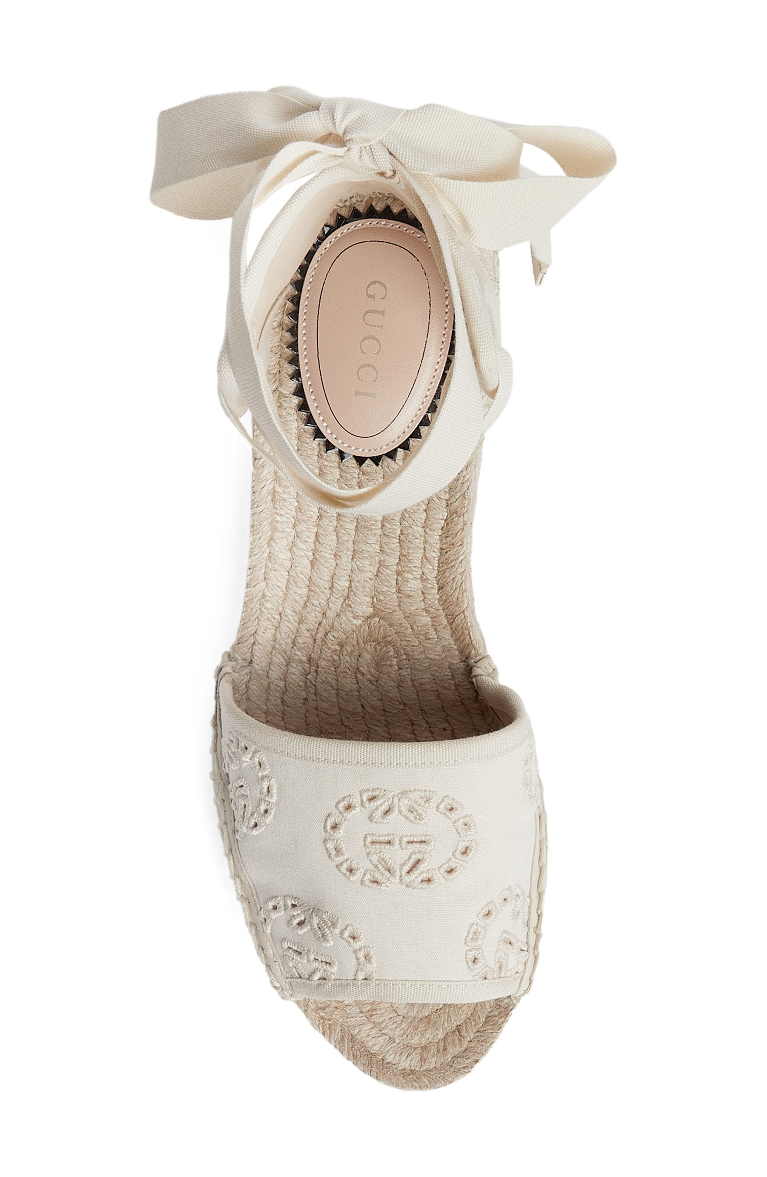 Gucci Damita Espadrille Wedge Sandal, Alternate, color, 