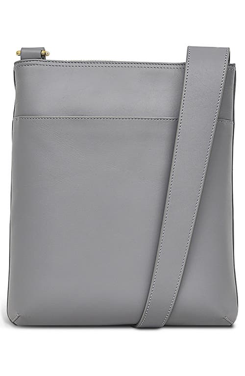 Radley London Pockets Icon Leather Crossbody Bag In Cloud Burst