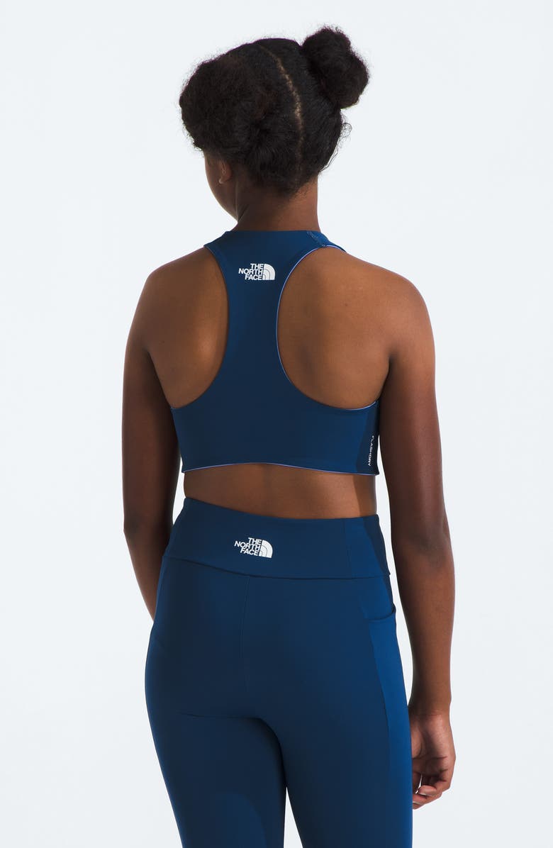 The North Face Kids' Never Stop Reversible Tanklette, Alternate, color, Estate Blue/ Virtual Blue