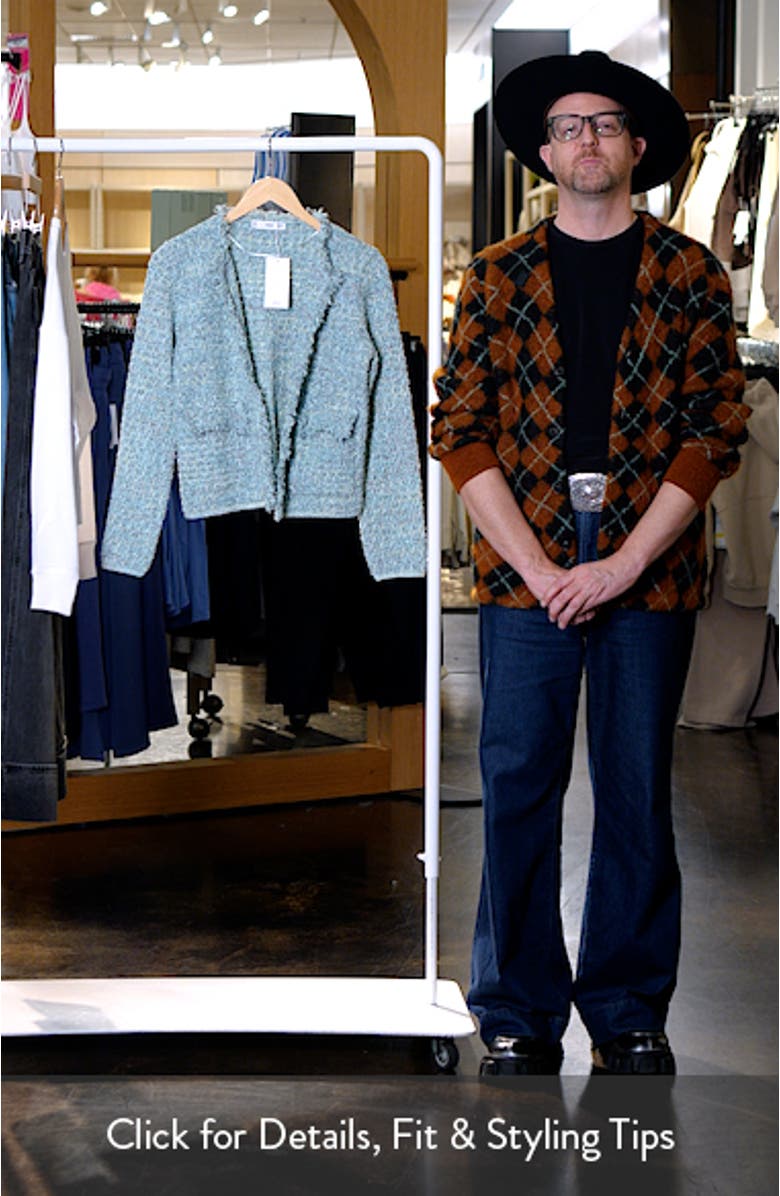 Fringe Trim Tweed Jacket, sales video thumbnail