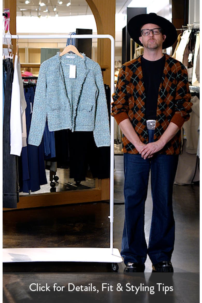 Fringe Trim Tweed Jacket video