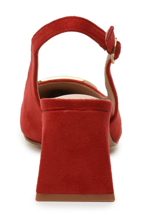 NICOLE MILLER NICOLE MILLER BLOCK HEEL SLINGBACK PUMP