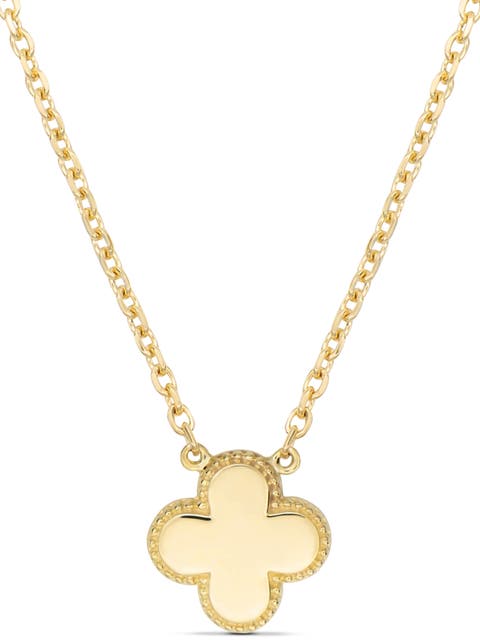 Clover Chain Necklace in 14K Gold