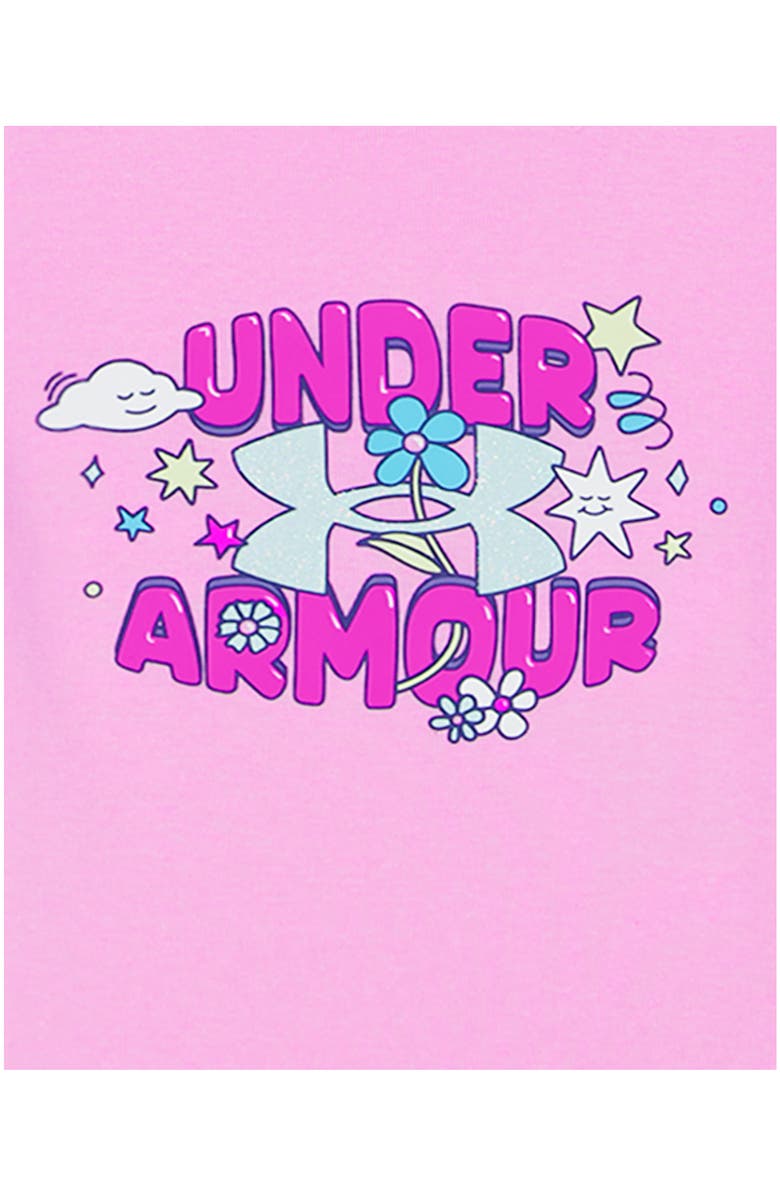 Under Armour Kids' Tech Graphic T-Shirt & Shorts Set, Alternate, color, Pink Dawn