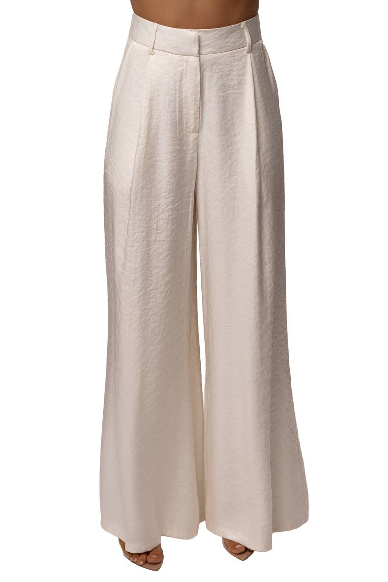 Monaco Wide Leg Pant, Main, color, Ivory