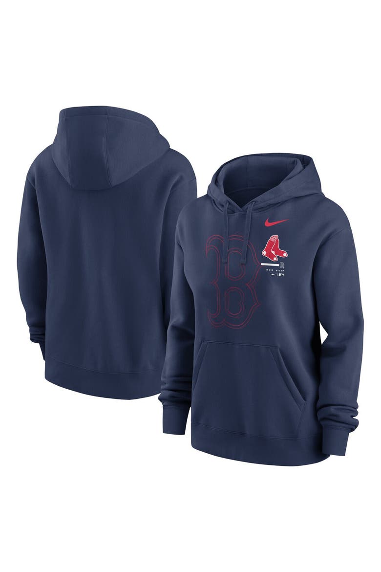 Women's Nike Navy Boston Red Sox Big Game Pullover Hoodie, Main, color, Navy