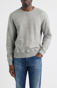 AG Blake Cotton French Terry Crewneck Sweatshirt