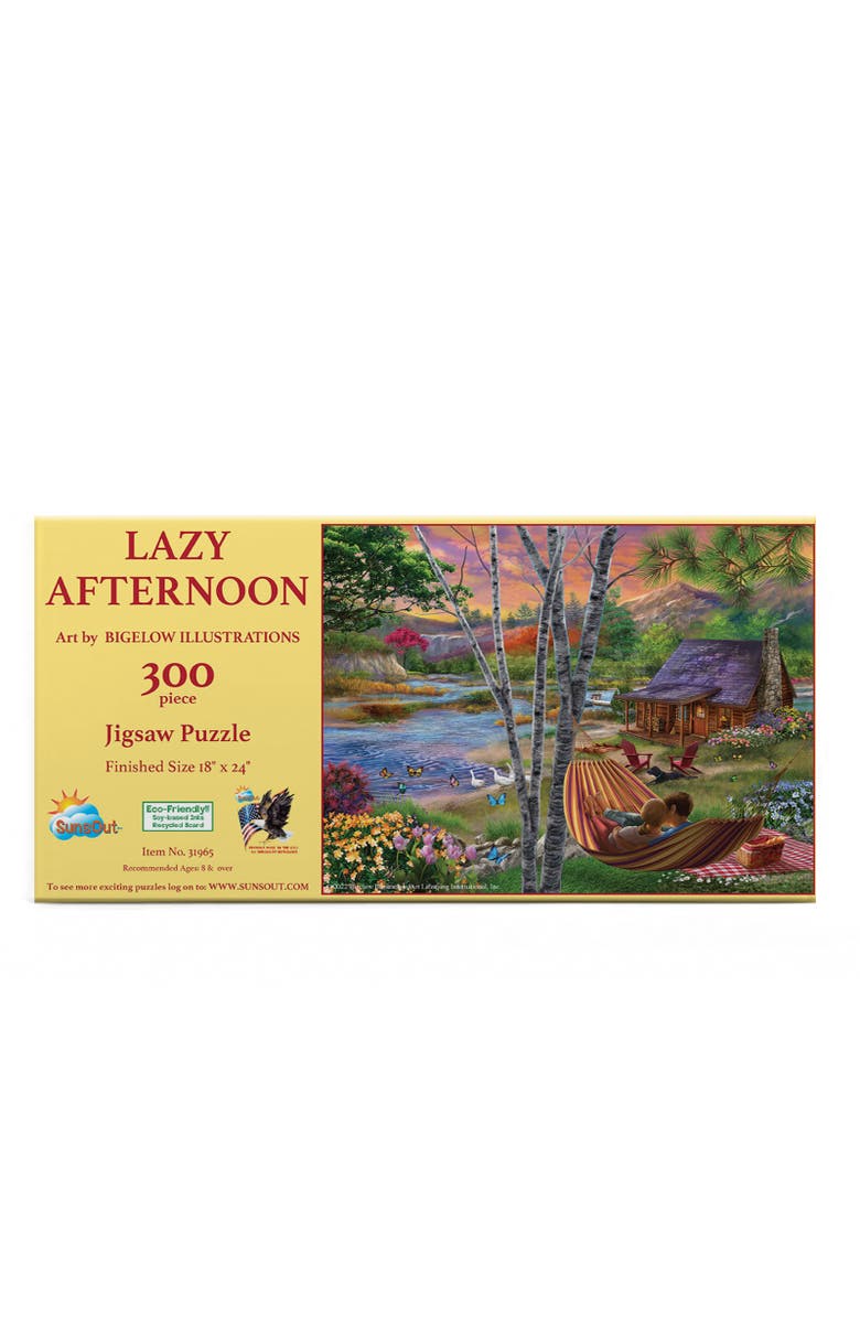 Sunsout Lazy Afternoon 300 piece Jigsaw Puzzle for Adults, Alternate, color, Multicolor