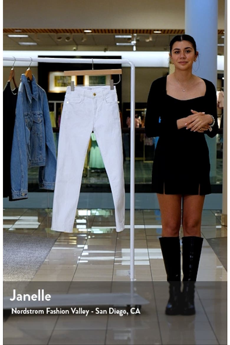 Le High Ankle Straight Leg Jeans video
