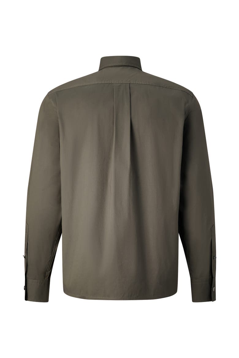 Poplin Shirt Heiko, Alternate, color, Olive green