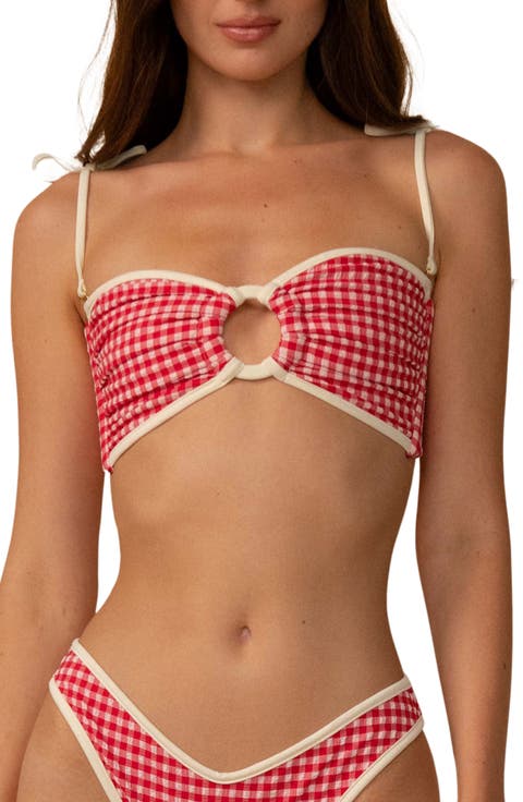 Lulu Gingham Bikini Bottoms