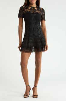 Paislee Guipure Lace Minidress