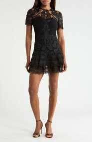 Simkhai Paislee Guipure Lace Minidress