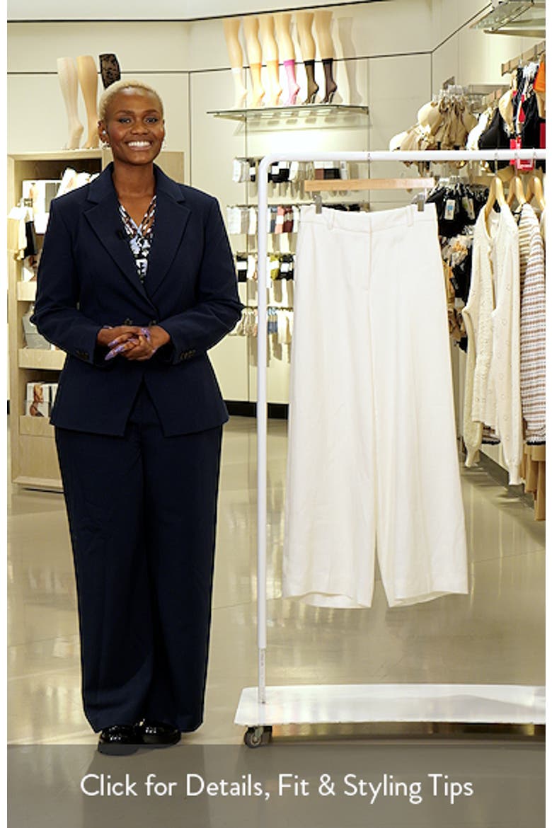Alyx Linen Blend Wide Leg Trousers video