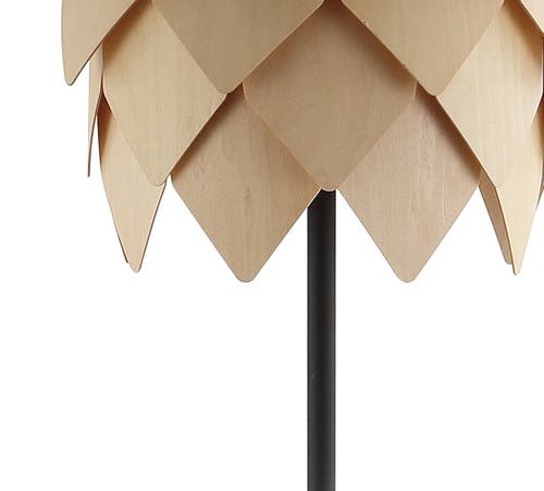 Jonathan Y Designs Simon 20.5in Pinecone Led Table Lamp In Natural/black