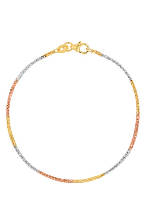 BLG 14K Gold Multicolor Chain Bracelet (Nordstrom Exclusive)