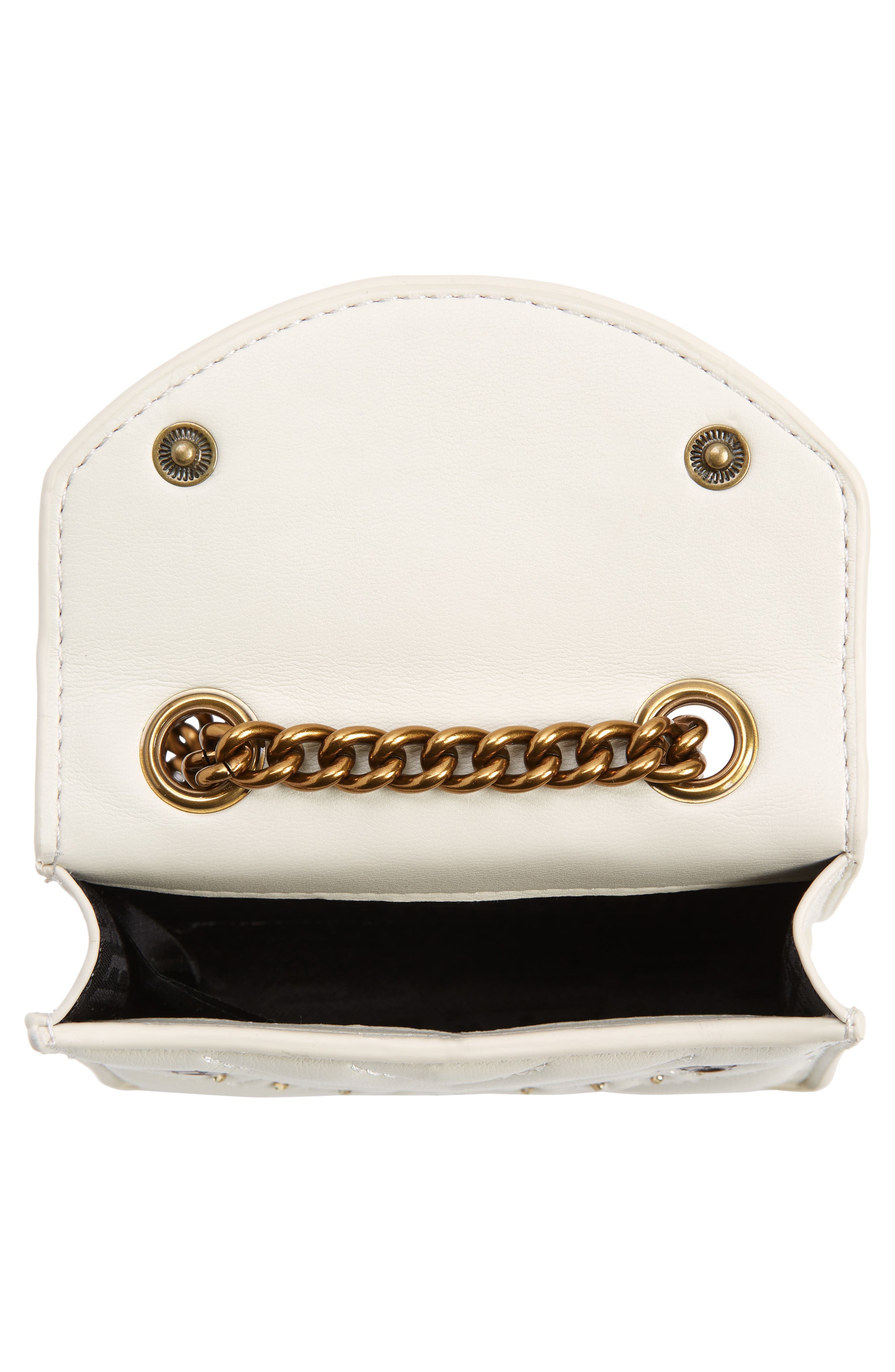 Kurt Geiger London Micro Kensington Eye Quilted Leather Crossbody Bag, Alternate, color, 