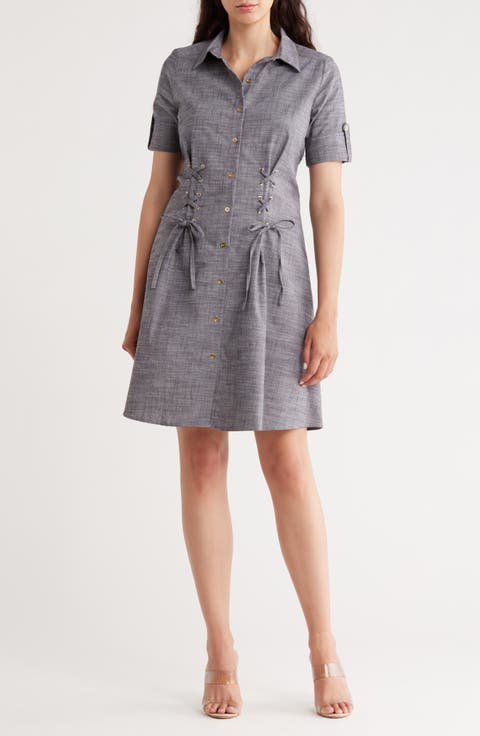 Short Sleeve Shirtdress