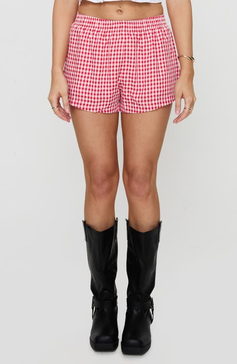 Beach House Gingham Shorts