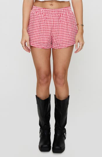 Princess Polly Beach House Gingham Shorts